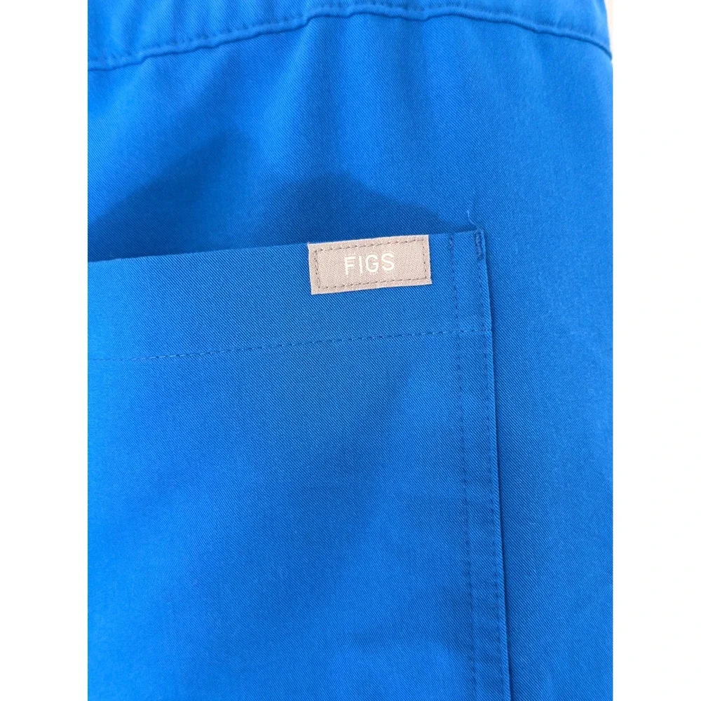 Figs Cairo Cargo Scrub Pants Men's Royal Blue Medical Nursing Doctor Large